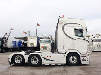 WSI WSI Scania S660 6x2 with 3-axle container trailer DAVID A GUATELLA Liverpool England
