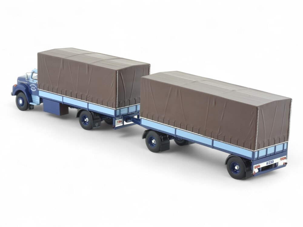 Tekno Tekno Scania L76 rigid truck with 2-axle trailer KOOY TRANSPORT