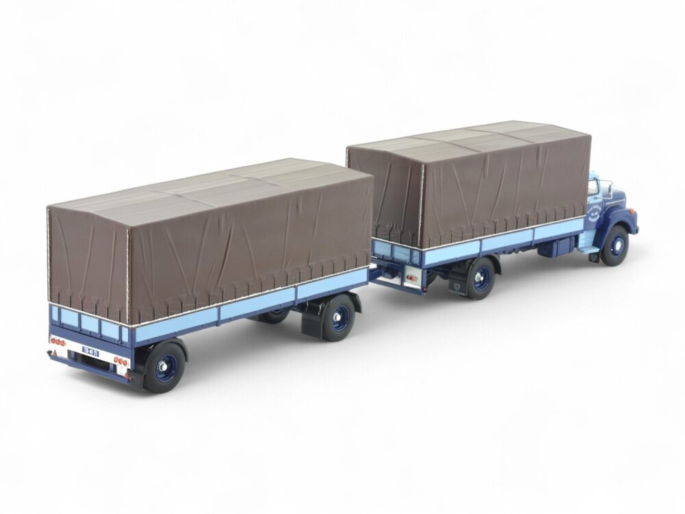 Tekno Tekno Scania L76 rigid truck with 2-axle trailer KOOY TRANSPORT