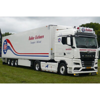 WSI MAN TGX GM 4x2 with 3-axle reefer trailer BAKKER GIETHOORN