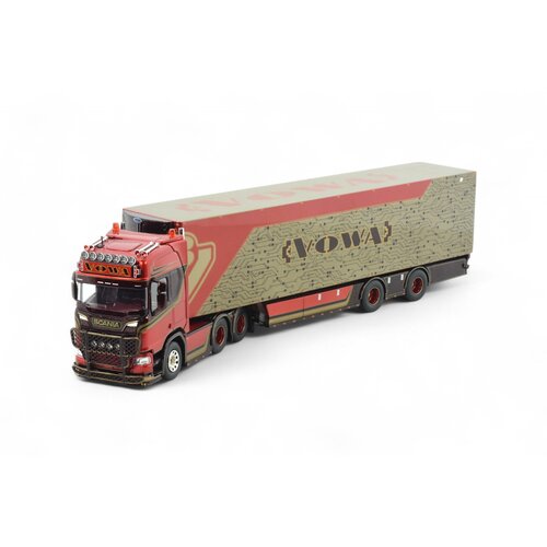 Tekno Tekno Scania Next Gen R-serie Highline 6x4 with 2-axle reefer trailer VOWA Tekno Tekno Scania Next Gen R-serie Highline 6x4 with 2-axle reefer trailer VOWA