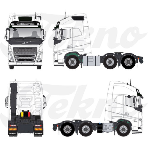 Tekno Tekno Volvo FH05 Globetrotter XL 6x2 T.B. Tekno Tekno Volvo FH05 Globetrotter XL 6x2 T.B.
