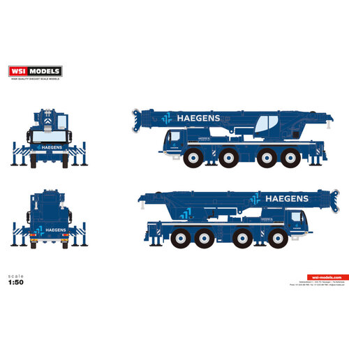 WSI WSI Liebherr LTM 1120-4.1 Mobile crane HAEGENS / Schaal 1:87 WSI WSI Liebherr LTM 1120-4.1 Mobile crane HAEGENS / Schaal 1:87
