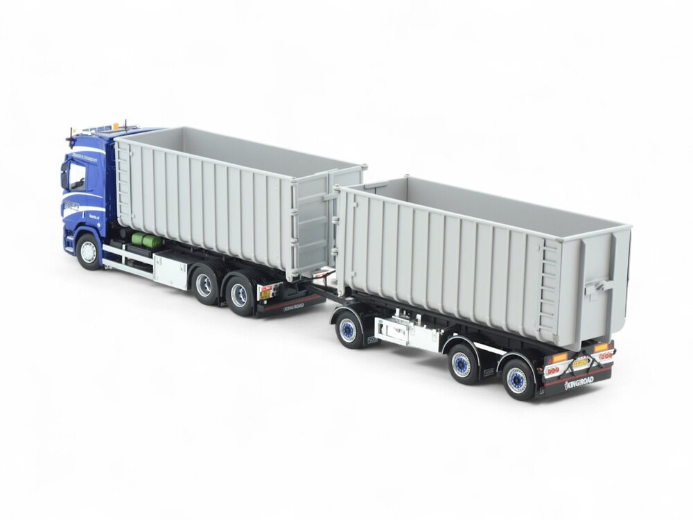 Tekno Tekno Scania Next Gen R530 motorwagen met NCH en widespread container aanhanger BAETS