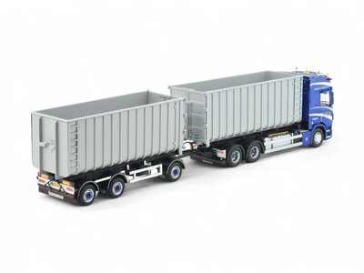 Tekno Tekno Scania Next Gen R530 motorwagen met NCH en widespread container aanhanger BAETS