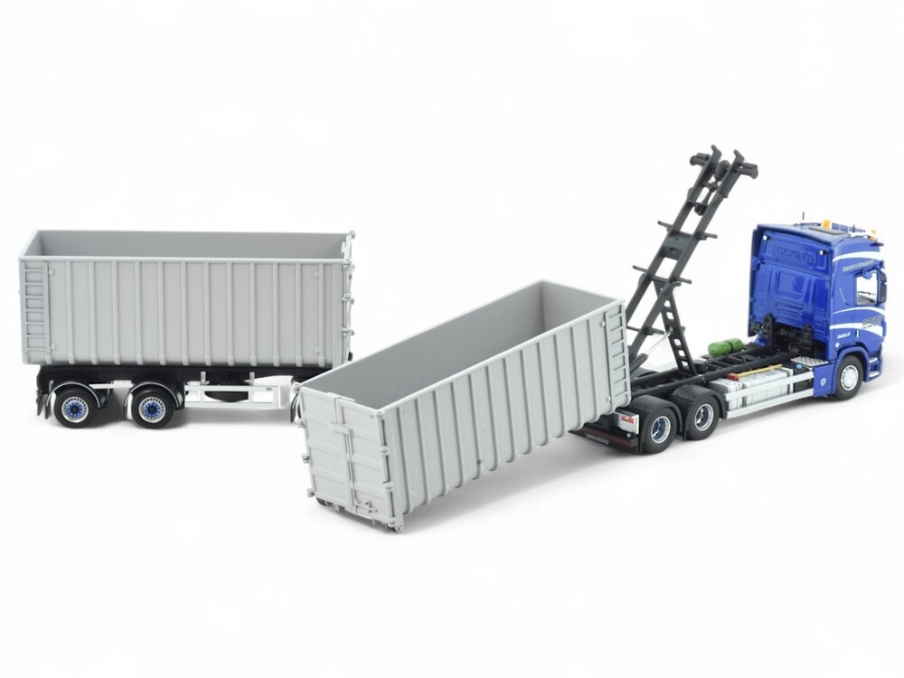 Tekno Tekno Scania Next Gen S530 rigid truck with NHC + widespread container trailer BAETS