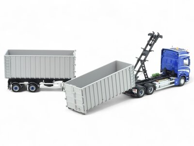 Tekno Tekno Scania Next Gen R530 motorwagen met NCH en widespread container aanhanger BAETS