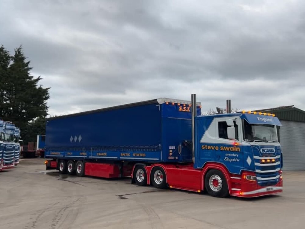 Tekno Tekno Scania Next Gen 660R with 3-axle tilt trailer STEVE SWAIN