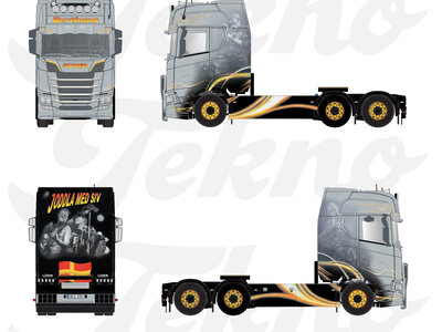 Tekno Tekno Scania Next Gen S-serie XXL (zamac) cabine BERTHONS