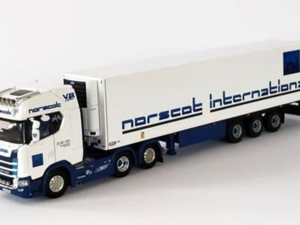 WSI WSI Scania S730 6x2 with 3-axle fridge trailer NORSCOT International Scotland