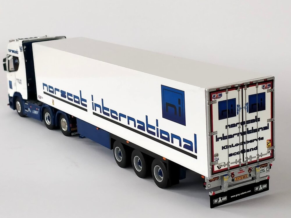 WSI WSI Scania S730 6x2 with 3-axle fridge trailer NORSCOT International Scotland