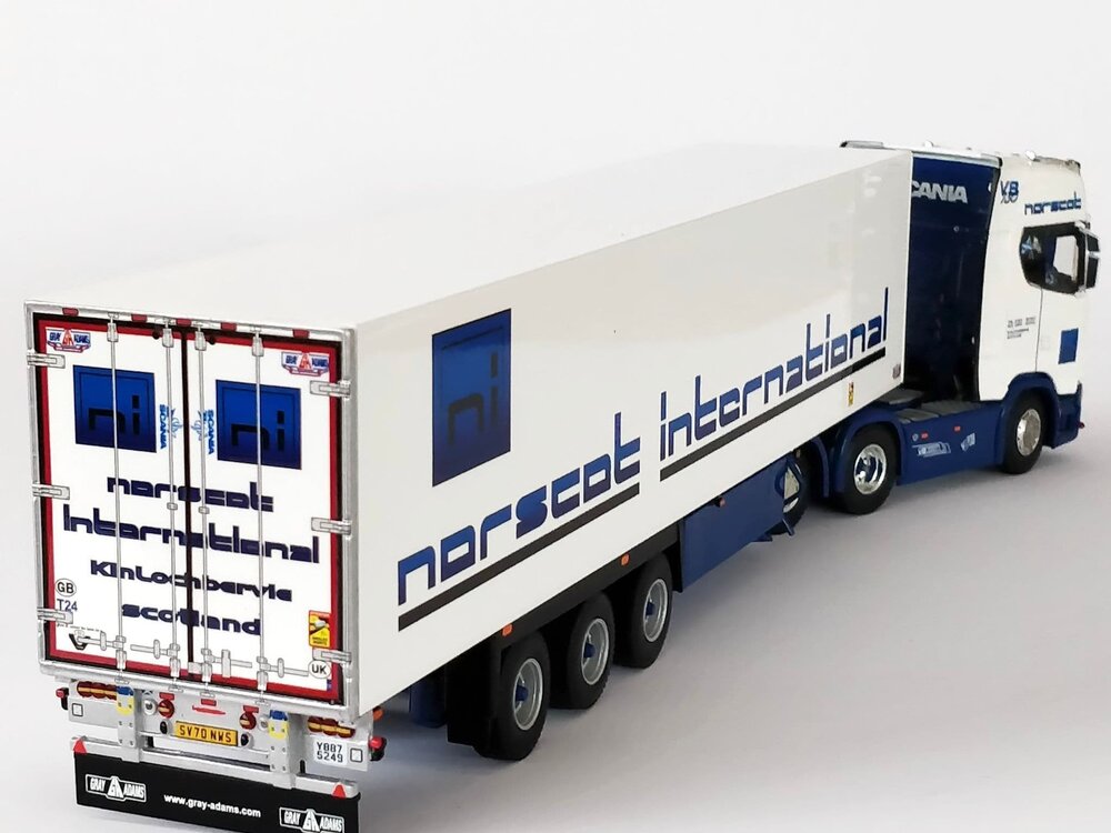 WSI WSI Scania S730 6x2 with 3-axle fridge trailer NORSCOT International Scotland