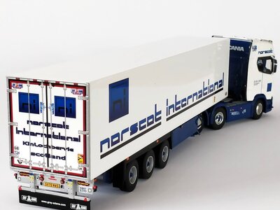 WSI WSI Scania S730 6x2 with 3-axle fridge trailer NORSCOT International Scotland