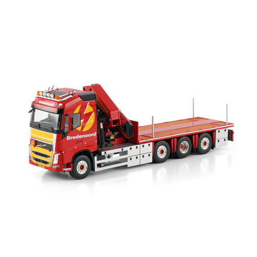 WSI WSI Volvo FH4 Globetrotter 8X2 flatbed bakwagen + Palfinger PK65002 SH BREDENOORD WSI WSI Volvo FH4 Globetrotter 8X2 flatbed bakwagen + Palfinger PK65002 SH BREDENOORD