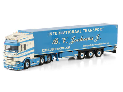 WSI WSI Scania R Highline 6x2 with 3-axle closed box trailer JOCHEMS