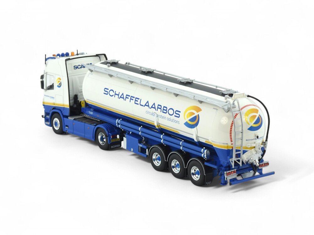 Tekno Tekno Scania NGR 4x2 highline with short silo trailer SCHAFFELAARSBOS