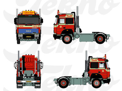 Tekno Tekno Iveco TurboStar 4x2 J. WERNER NIELSEN