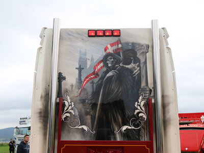 Tekno Tekno Scania Next Gen R-serie 6x2 sleepas trekker J. JENSEN