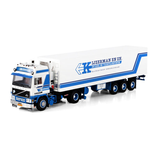 WSI WSI Volvo F12 Globetrotter 4x2 with 3-axle classic reefer trailer IJZERMAN TRANSPORT