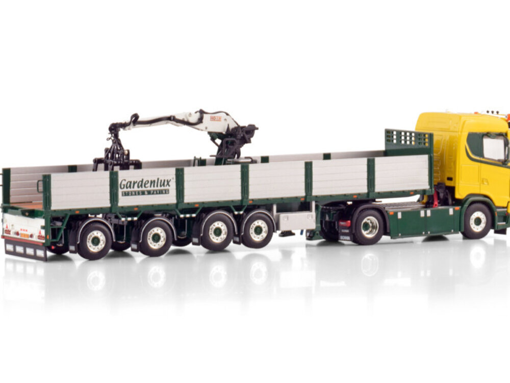 WSI WSI Scania S Normal 4x2 with 4-axle brick trailer  E. DE VRIES