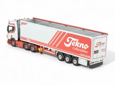 Tekno Tekno Scania Next Gen R650 6x2 with 3-axle Walkingfloor trailer PAAUWE TRANSPORT