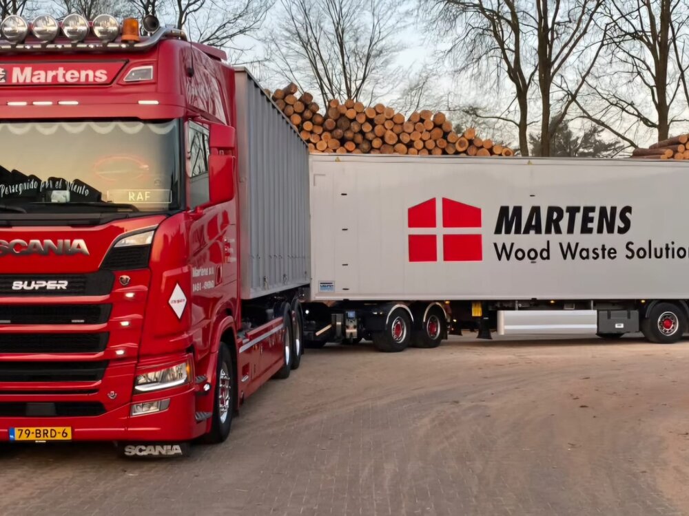 Tekno Tekno Scania Next Gen S-series hooklift  LZV combination MARTENS BV