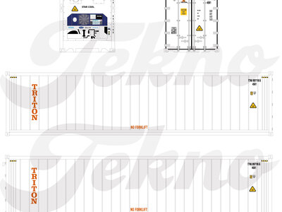 Tekno Tekno single 40ft reefer container TRITON