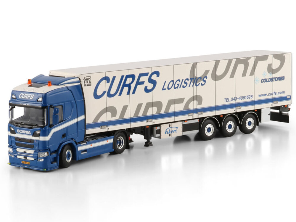 WSI WSI Scania R Highline 4x2 with 3-axle reefer trailer CURFS TRANSPORT