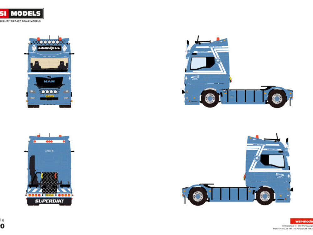 WSI WSI MAN TGX GX 4x2 A. DE BRUIJN