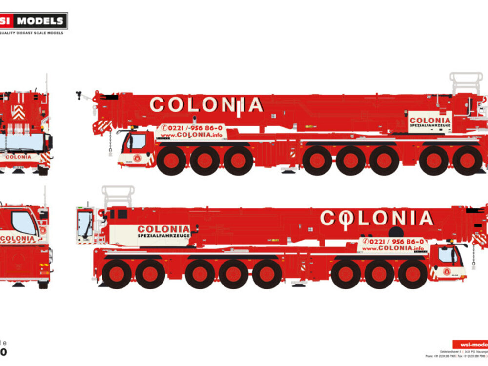 WSI WSI Liebherr LTM 1650-8.1 Mobile crane  COLONIA