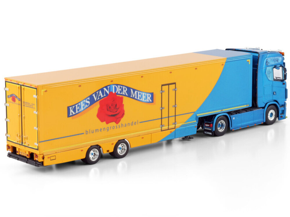 WSI WSI Scania S Highline 4x2 with 2-axle semi box trailer KEES VAN DER MEER