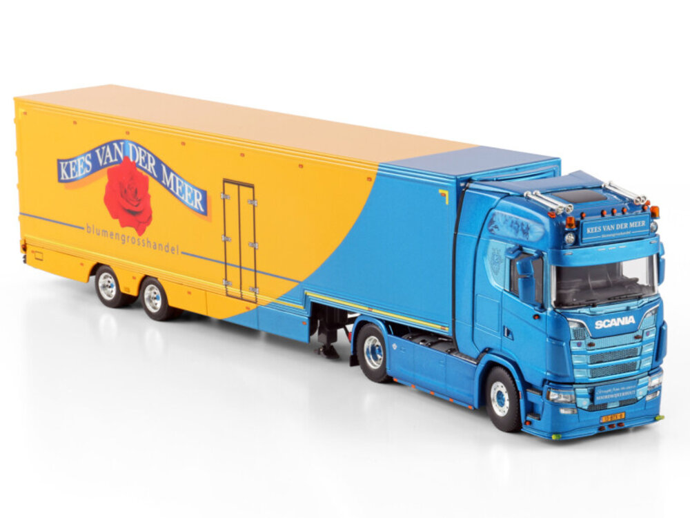 WSI WSI Scania S Highline 4x2 with 2-axle semi box trailer KEES VAN DER MEER