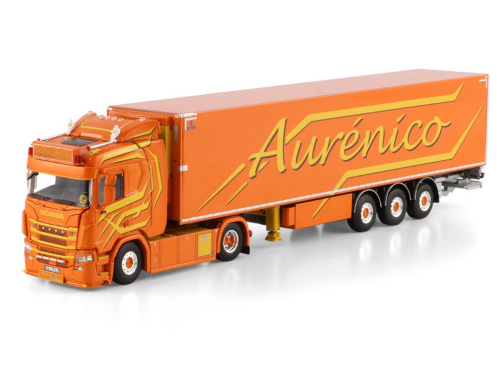 WSI WSI Scania S Normal 4x2 met 3-assige koeloplegger AURÉNICO