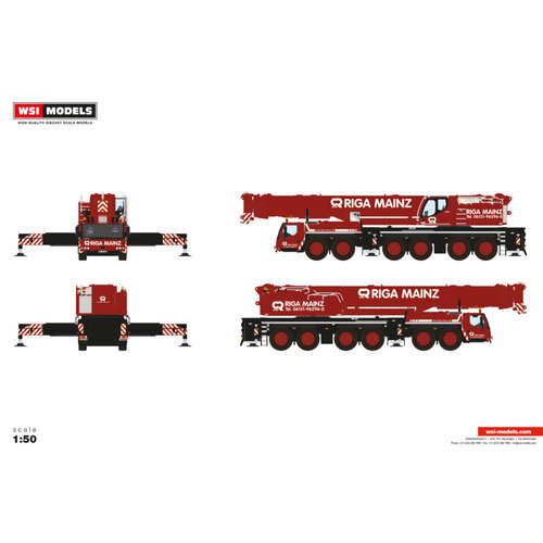 WSI WSI Liebherr LTM 1350-6.1 Mobile crane RIGA MAINZ WSI WSI Liebherr LTM 1350-6.1 Mobile crane RIGA MAINZ