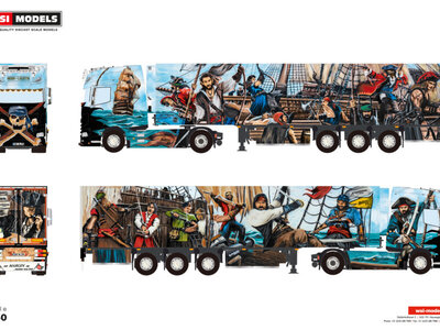 WSI WSI DAF XG+ 4x2 met  3-assige koeloplegger HEIDE LOGISTIK
