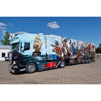 WSI DAF XG+ 4x2 met  3-assige koeloplegger HEIDE LOGISTIK