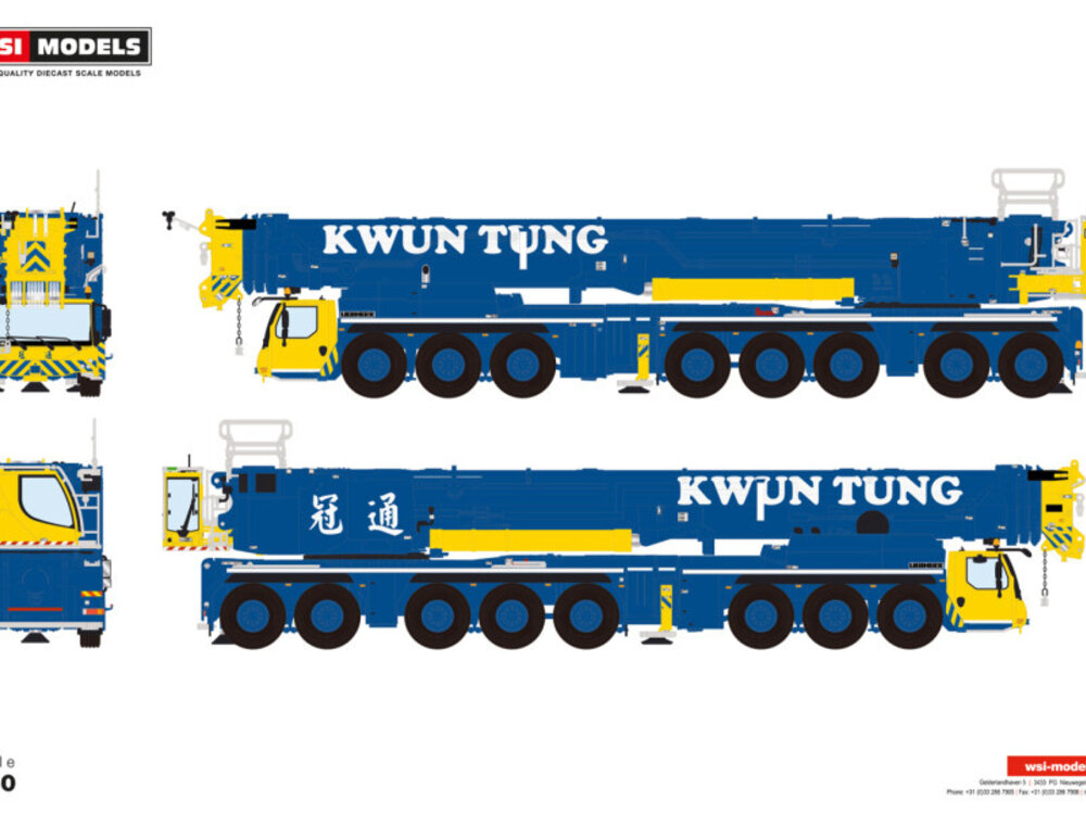 WSI WSI Liebherr LTM 1650-8.1 Mobile crane KWUN TUNG