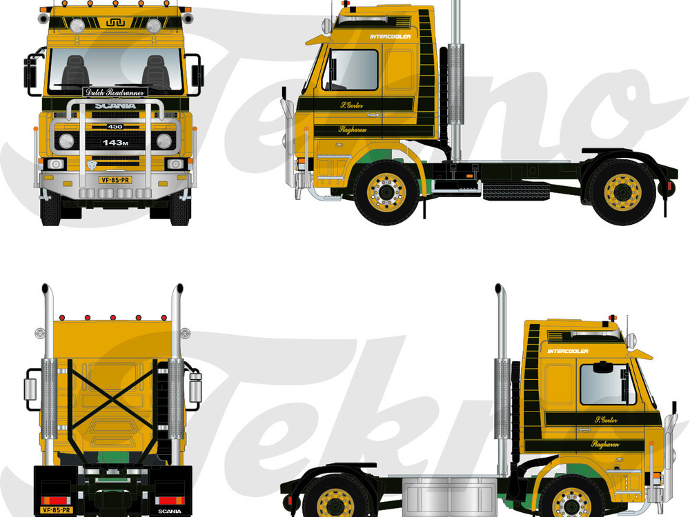 Tekno Tekno Scania 143M-450 4x2 - SIP GORTER "NEWEXCO"