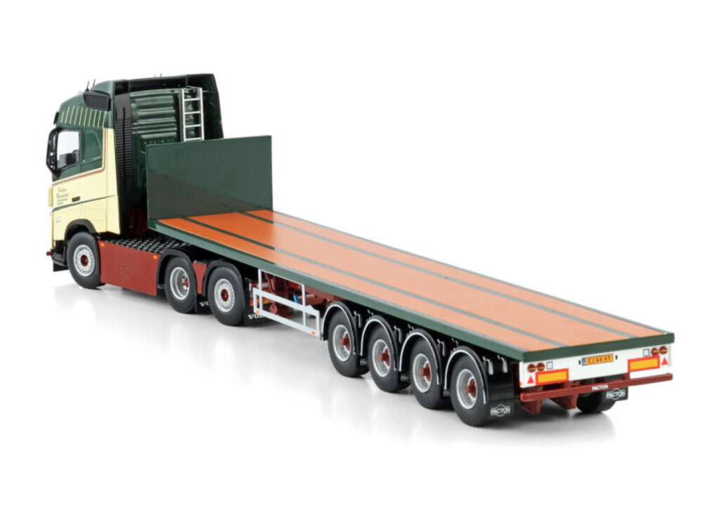 WSI WSI Volvo FH5 Globetrotter 6x2 with 4-axle flatbed trailer TORBEN RAMSDAL