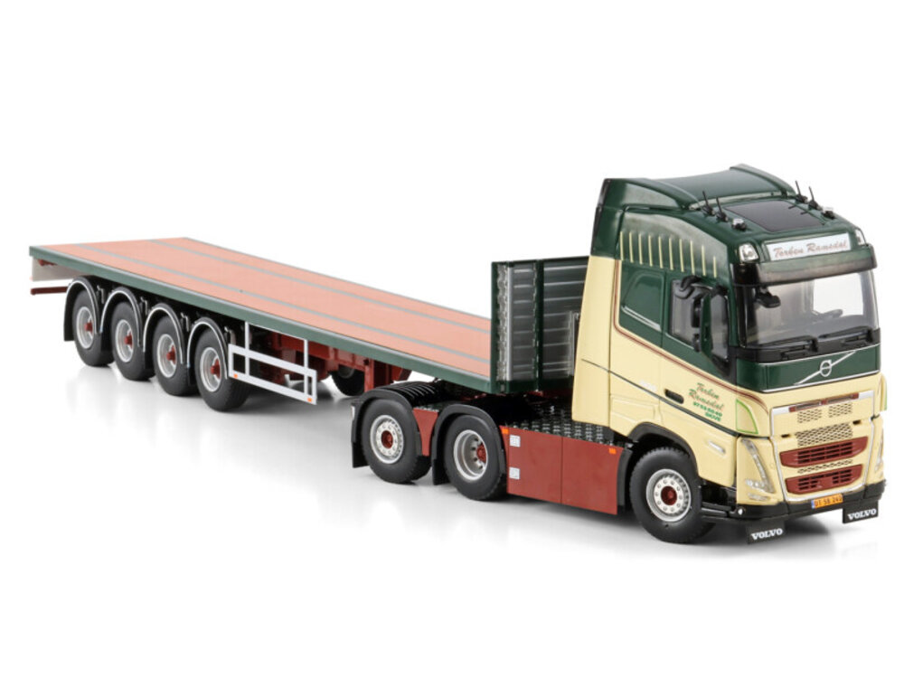 WSI WSI Volvo FH5 Globetrotter 6x2 with 4-axle flatbed trailer TORBEN RAMSDAL