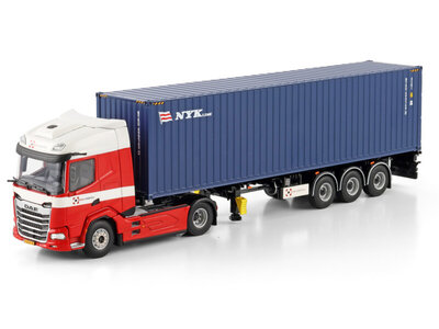 WSI WSI DAF XF SH 4x2 + 3-as flex container trailer + 40ft. container DESIGN LOGISTICS