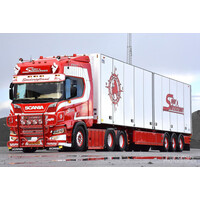 WSI Scania R Highline 6x2 with 3-axle reefer trailer SEJER & SONNICHSEN