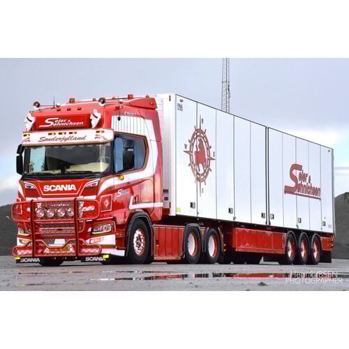 WSI WSI Scania R Highline 6x2 met 3-assige koeltrailer SEJER & SONNICHSEN WSI WSI Scania R Highline 6x2 met 3-assige koeltrailer SEJER & SONNICHSEN