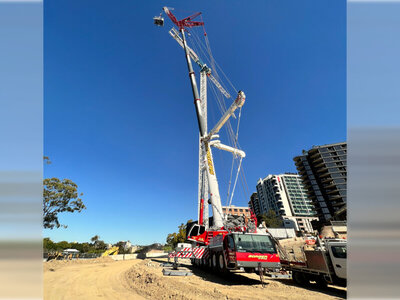 WSI WSI Liebherr LTM 1350-6.1 Mobile crane  BORGER CRANES
