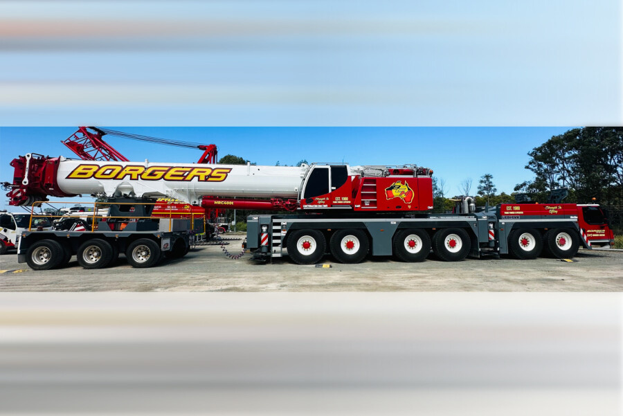 WSI Liebherr LTM 1350-6.1 Mobile crane BORGER CRANES