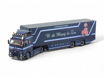 Tekno Tekno Volvo FH12 Globetrotter met 2 assige bloementrailer B.DE MOOIJ & ZN