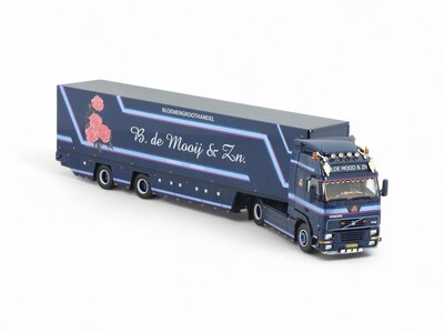 Tekno Tekno Volvo FH12 Globetrotter met 2 assige bloementrailer B.DE MOOIJ & ZN