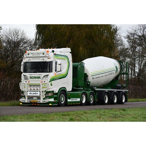 Tekno Scania Next Gen 530S with (new developed zamac) concrete mixer trailer PATRICK VAN DER HOEVEN Tekno Scania Next Gen 530S with (new developed zamac) concrete mixer trailer PATRICK VAN DER HOEVEN