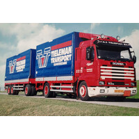 WSI Scania 3-serie Streamline rigid truck with 3-axle trailer TIELEMAN
