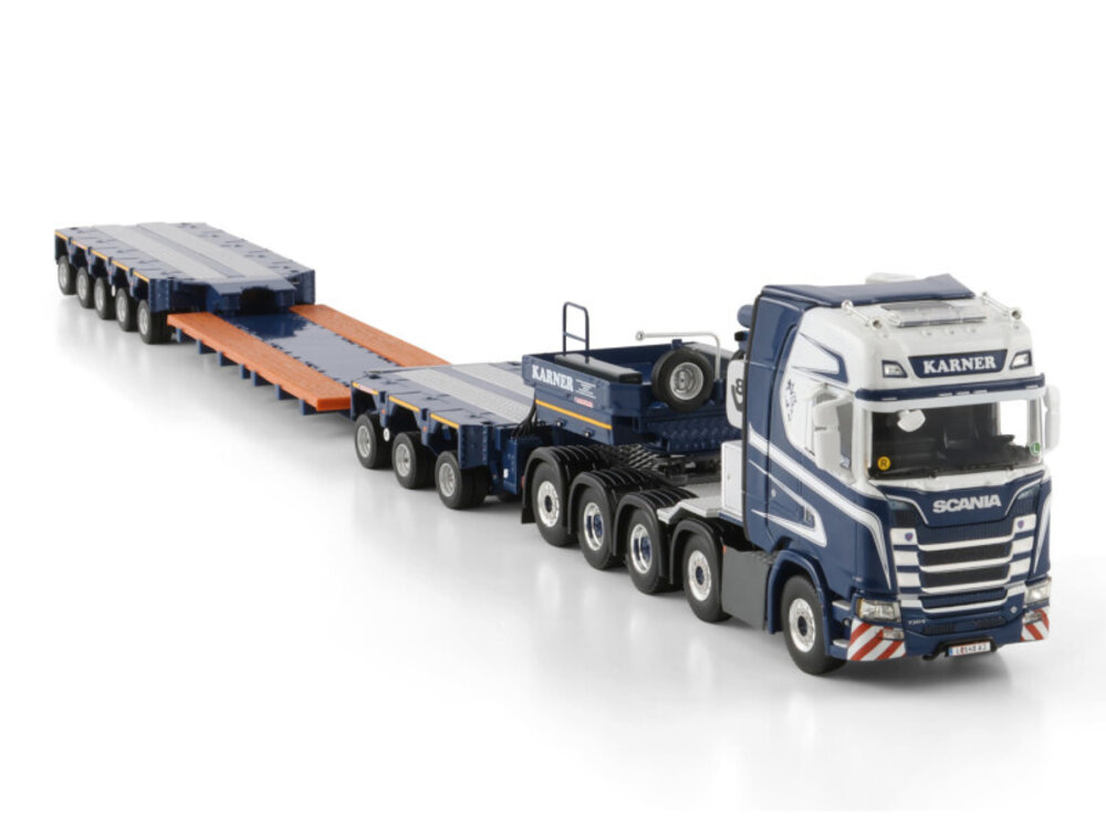 WSI WSI Scania S Highline 10x4 + 8-axle scheuerle intercombi KARNER